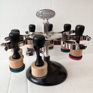 Ranger Silver and Black Carousel Stamp and Ink Dauber Holder